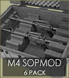 M4 SOPMOD 6 Pack Case