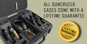 all GunCruzer gun cases come with a lifetime guarantee