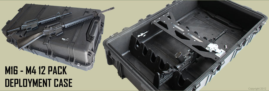 M16 Rifle Case - 12 Pack