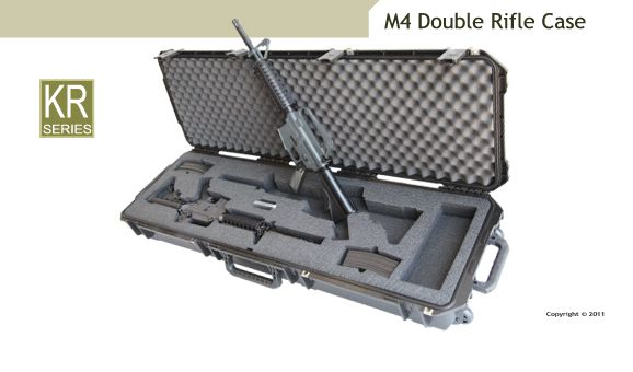 M4 double rifle case
