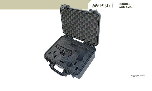 m9 double pistol case